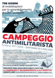 Campeggio NO NATO a Cagliari