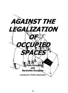 Microsoft Word - AGAINST THE LEGALIZATION OF OCCUPIED SPACES.doc