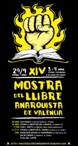 XIV+MOSTRA+DEL+LLIBRE+ANARQUISTA+DE+VALÈNCIA+2014