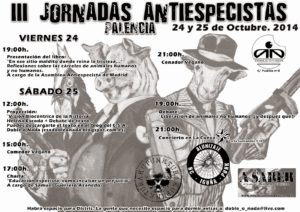 III+Jornadas+Antiespecistas+Palencia