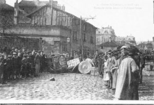 Camille 1905 Greve des Porcelainiers de Limoges barricades