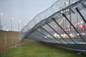 Calais-fence-blown-down-1