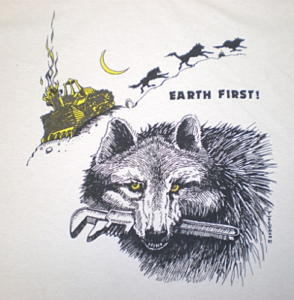 Earth-First-Wolf-T-Shirt