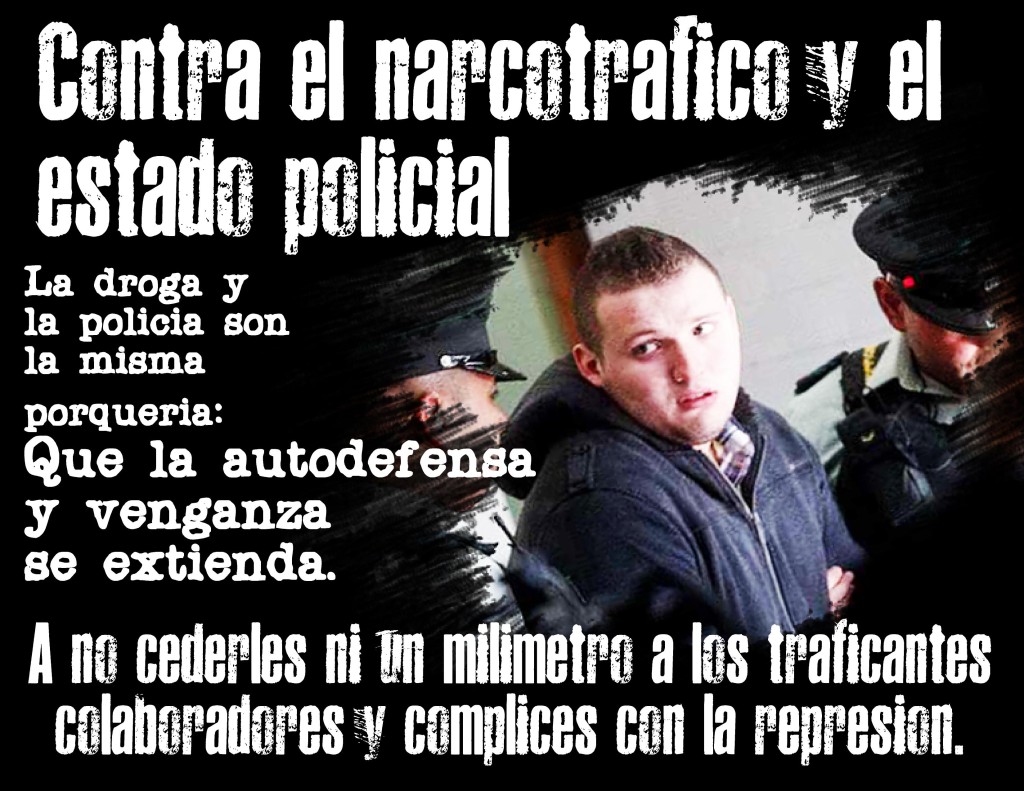 Chile: Afiche contra el narcotráfico y el Estado policial | MACHORKA
